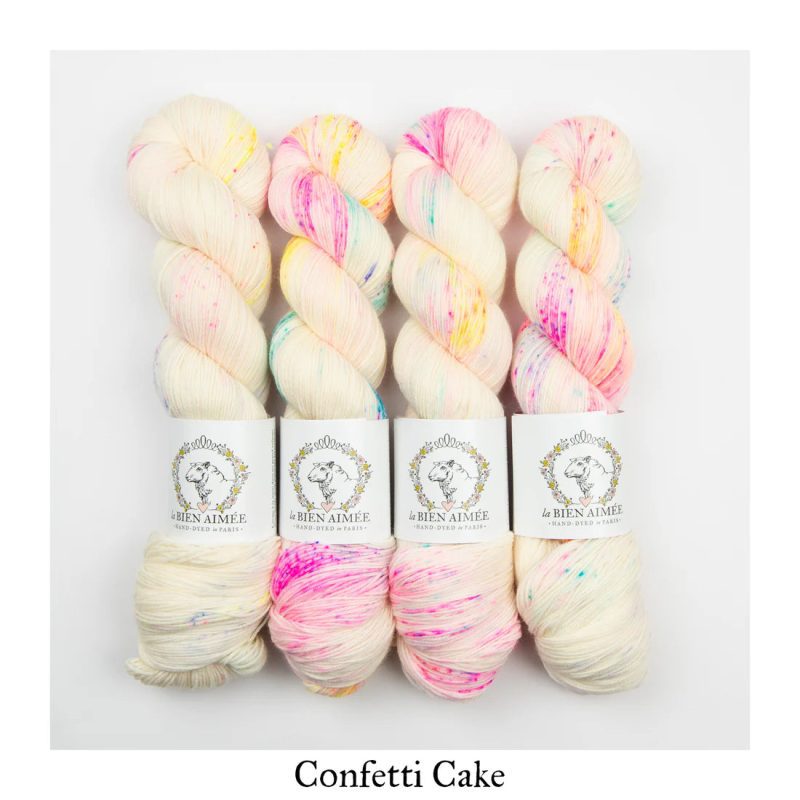 ConfettiCake MerinoSuperSock LaBienAimee